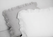 Linen Baby Bedding - light grey bedding - Moods The Linen Store