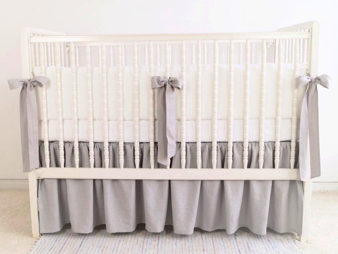Linen Crib Bedding  MOODS – Moods The Linen Store