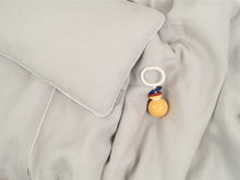 Linen Baby Bedding -unisex baby bedding, gray bedding