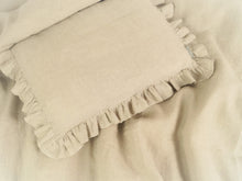 Linen Baby Bedding - unisex bedding, natural linen
