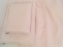 Linen Baby Bedding - girl baby bedding,  pink  linen  bedding