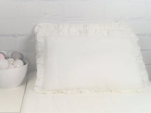 Linen Baby Bedding - white bedding - Moods The Linen Store