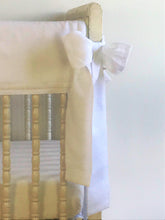 Linen Crib Bows, Nursery decor