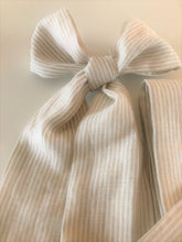 Linen Crib Bows, Nursery decor