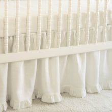 Linen crib bedding - CUSTOM ORDER