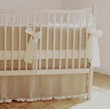 Crib Skirt - gender neutral crib bedding