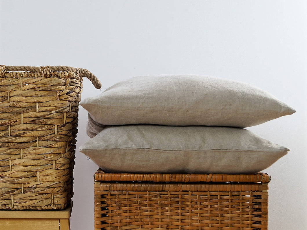 Natural Linen Pillowcases