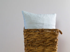 Blue Linen Pillowcase