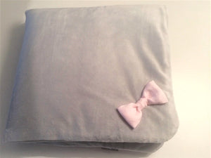 Linen  Baby Blanket  -  girl  blanket MOODS