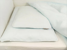 Linen Baby Bedding -boy bedding, blue bedding