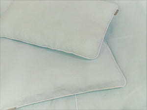 Linen Pillowcases  -  pure linen with piping