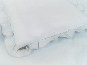 Linen Baby Bedding - blue bedding, boy bedding