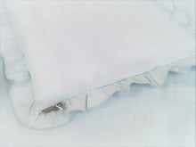 Ruffled Linen Pillowcases  -  pure linen