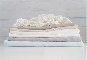 Crib  Fitted Sheet - linen sheet - Moods The Linen Store