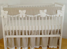 Crib Rail Cover - gender neutral  crib bedding - Moods The Linen Store