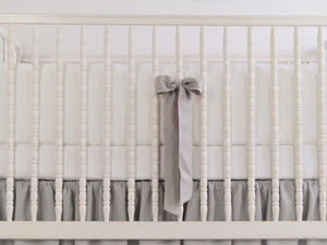 Linen Crib Bedding  - Gender Neutral Nursery - Moods The Linen Store