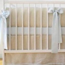 Linen Crib Bedding Set  - Boy nursery bedding - Moods The Linen Store