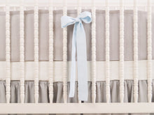 Linen Crib Bedding Set - Boy Nursery - Moods The Linen Store