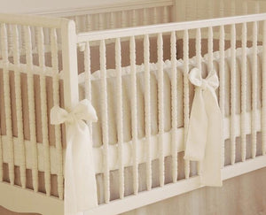Linen Crib Bedding Set -  Nursery bedding - Moods The Linen Store