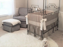 Linen Crib Bedding Set - Gender Neutral Nursery - Moods The Linen Store