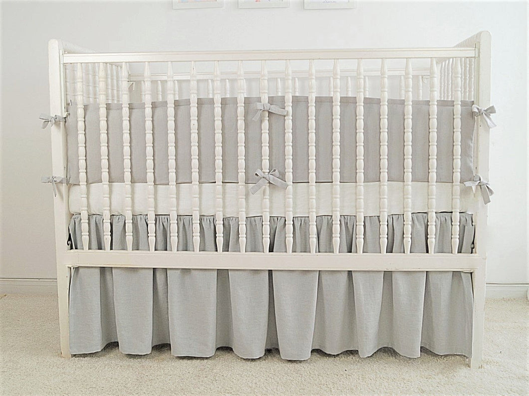 Minimalist  Crib Bedding , Modern Crib Bedding - Moods The Linen Store