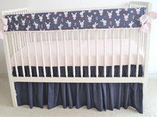 Crib Skirt - gender neutral crib bedding - Moods The Linen Store