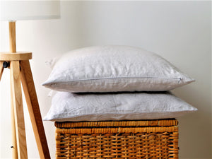Light Gray Linen Pillowcase