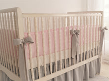 Linen Crib Bedding  - Girl  Nursery - Moods The Linen Store
