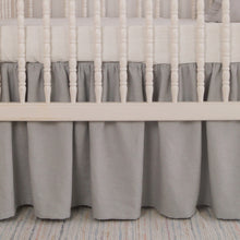 Crib Skirt - gender neutral crib bedding - Moods The Linen Store