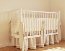 Linen Crib Bedding Set - Gender Neutral Nursery - Moods The Linen Store