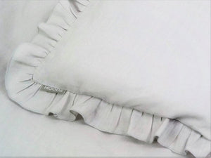 Linen Pillowcases  with ruffle