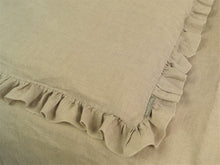 Linen Pillowcases  with ruffle