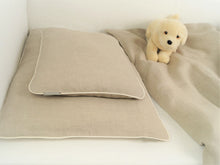 Linen Baby Bedding -unisex baby bedding, natural linen  bedding