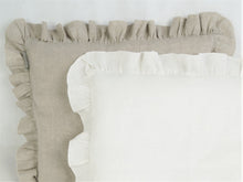 Linen Pillowcases  with ruffle