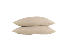 Natural Linen Pillowcases - Moods The Linen Store