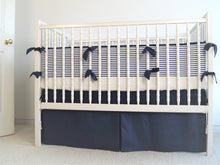 Nautical  Crib Bedding Set  - Navy crib bedding - Moods The Linen Store