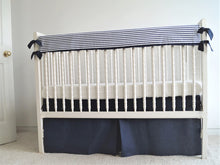 Crib Rail Cover - Nautical crib bedding - Moods The Linen Store