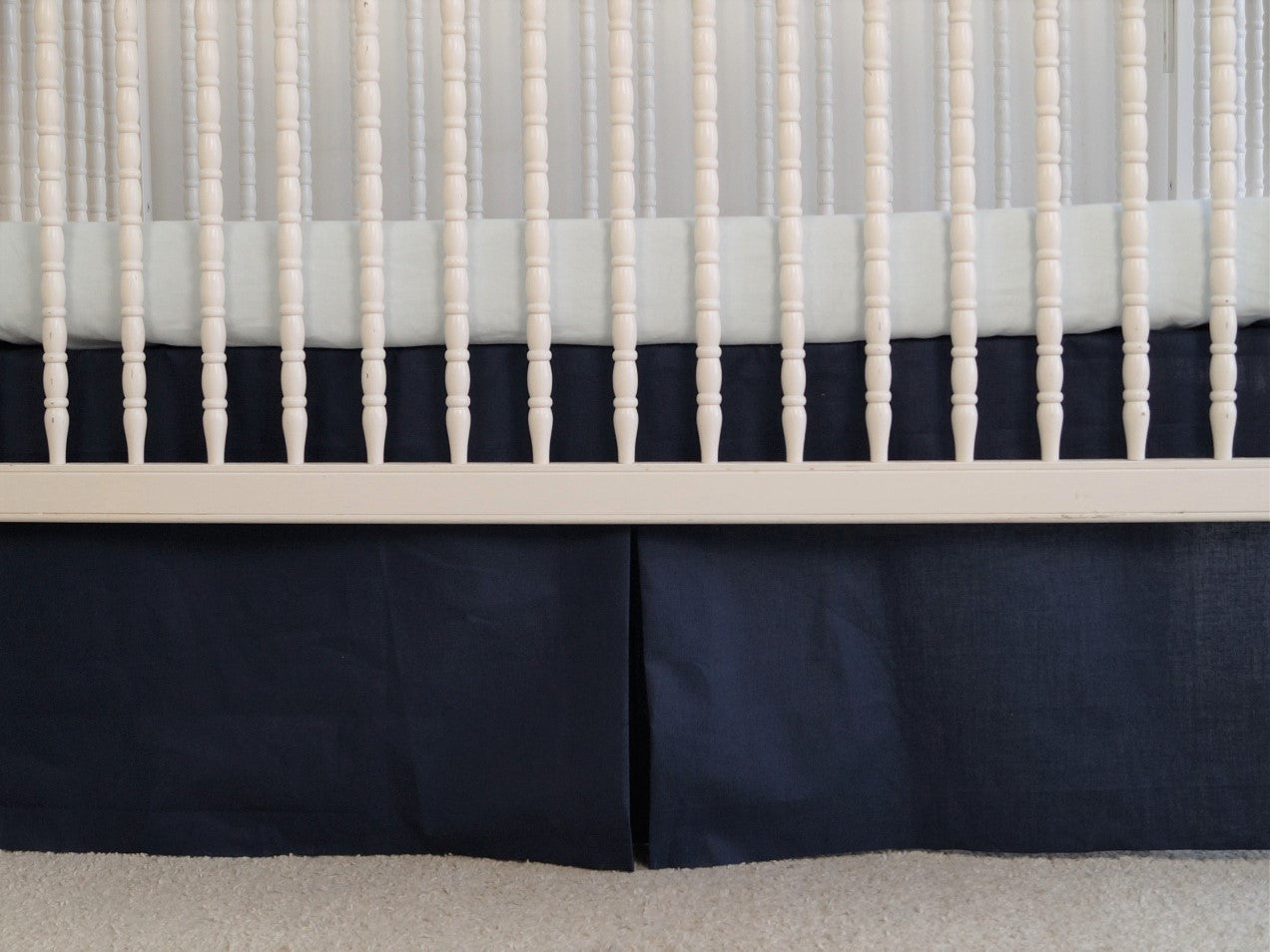 Nautical sale crib skirt