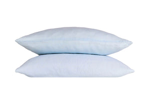 Blue Linen Pillowcase - Moods The Linen Store