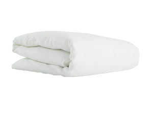 Classic White Linen Pillowcase - Moods The Linen Store