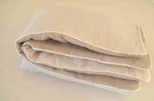Linen  Baby Blanket  -  striped linen  blanket MOODS - Moods The Linen Store