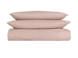 Powder Pink Linen Pillowcase - Moods The Linen Store