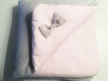 Linen  Baby Blanket  -  girl  blanket MOODS