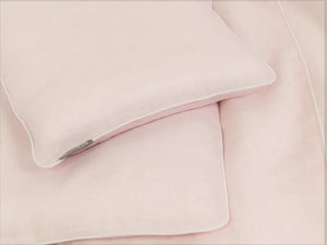 Linen Pillowcases  -  pure linen with piping