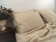 Natural Linen Pillowcases - Moods The Linen Store