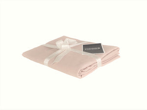 Linen fitted sheet - dusty pink